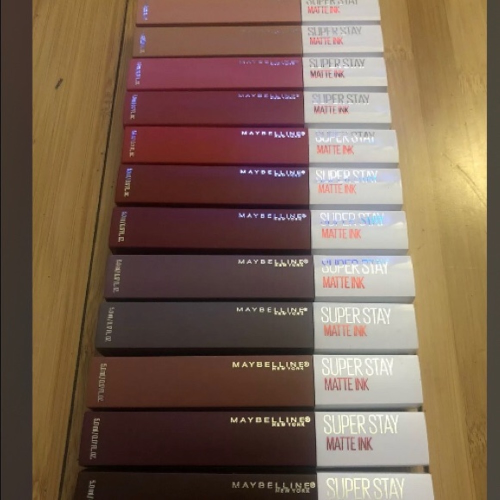 NEW Lot Of 12 Variety Maybelline New York Super Stay Matte Ink Lip Color 5.0ml